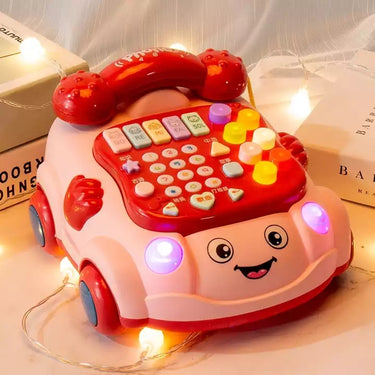 Kids Multi-functional Pull Along Musical Telephone